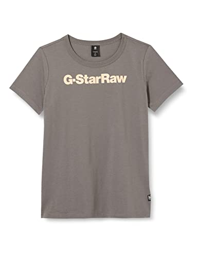 G-STAR RAW Damska bluzka Gs Graphic Slim Top, Szary (Granit D23942-336-1468), XXS