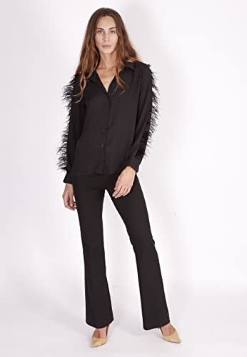 SOHUMAN FLOPSCAMISA Koszula damska Niebieski, L, niebieski, 40