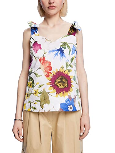 ESPRIT Collection Damska bluzka 053EO1F307, 104/WHITE 5, XXL, 104/White 5, XXL