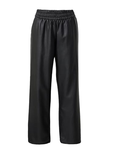 ONLY Damskie spodnie powlekane, czarny, L x 32L