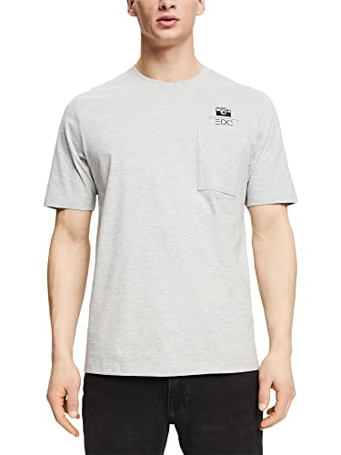 edc by Esprit T-shirt męski, 044/jasnoszary 5, L