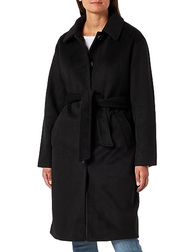 Bestseller A/S Damski płaszcz VMTRIBECA Long Duster Coat BOOS, czarny, S, Schwarz, S