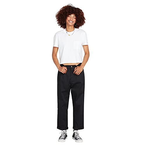 Volcom Damskie spodnie Frochickie, czarne, rozmiar 11, Czarny