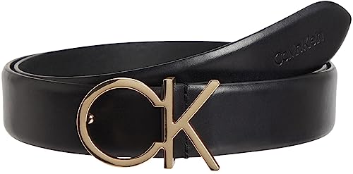 calvin klein Damski pasek z logo RE-Lock 30 mm, Ck Black, 65, Ck czarny, 65