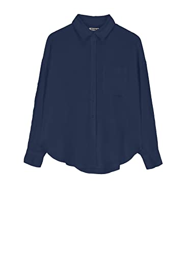 ECOALF Ininalf Koszula damska, Blue Indigo, XL