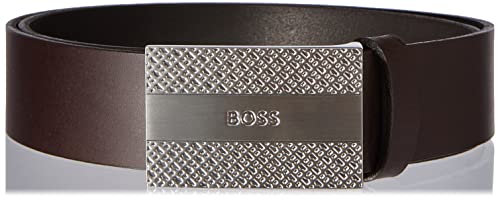 BOSS Pasek męski, Dark Brown202, 90