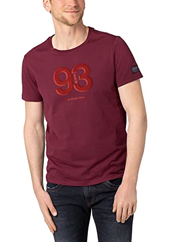Timezone T-shirt męski, Zinfandel Red, S