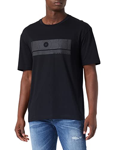 BOSS Męski T-shirt, czarny (Black1), M
