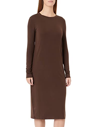 VERO MODA Vmgava L/S sukienka damska Ga Noos, Coffee Bean, S