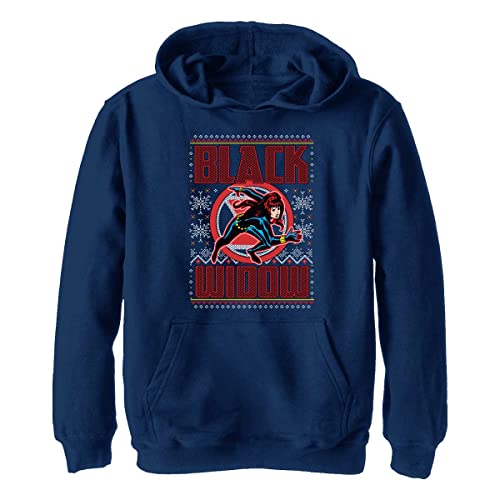 Marvel Bluza dziecięca Black Widow, uniseks, granatowy Heather, XL