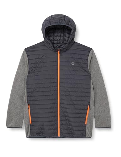 Bestseller A/S Męska kurtka JJEROCKY Faux Bomber PLS, koniak/szczegóły: Faux Suede, 3XL, koniak/Szczegóły: faux Suede