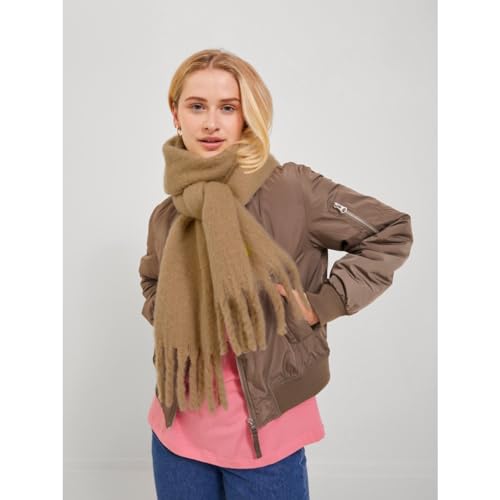 JACK & JONES Jxleslie Scarf Acc szalik damski, beżowy, jeden rozmiar