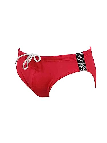 Emporio Armani Swimwear Emporio Armani Denim Tape Swim Briefs, Coral, rozmiar 50, koralowy, 50
