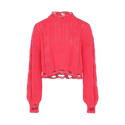 gaya Damski sweter z dzianiny koralowy XL/XXL, koralowy, XL