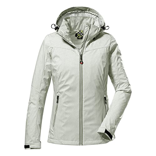 Killtec Damska kurtka softshell/kurtka outdoorowa z odpinanym kapturem KOS 103 WMN SFTSHLL JCKT, oliwkowa, 48, 38014-000