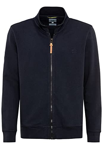 camel active Męska kurtka z dzianiny 409425/8W01, niebieski (Night Blue), S
