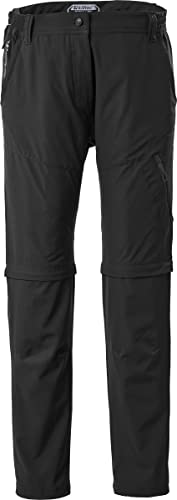 Killtec Damskie spodnie funkcyjne z odpinanymi nogawkami, pakowane - KOS 12 WMN PNTS, czarne, 48, 38272-000