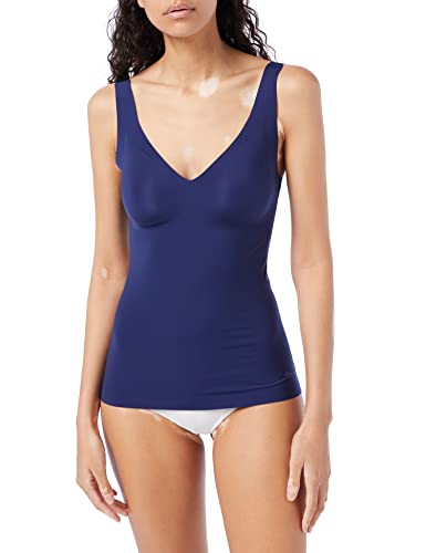 sloggi Damski biustonosz Zero Feel Bra Shirt EX BH Shirt, True Navy, L, Granatowy (True Navy), M