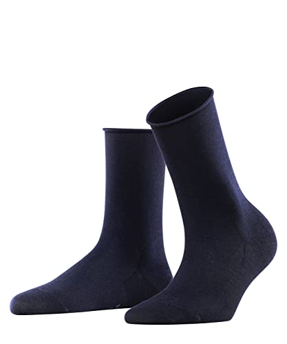 FALKE Kobiety Skarpety Active Breeze W SO Trwały Lyocell jednokolorowe 1 Para, Niebieski (Dark Navy 6370), 35-38