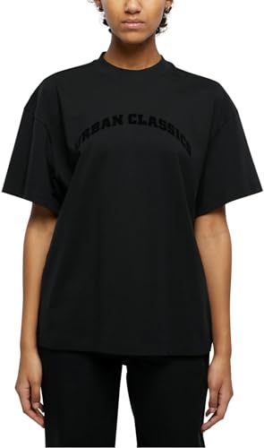 Urban Classics Damska koszulka damska Oversized Flock Tee, czarny, 3XL