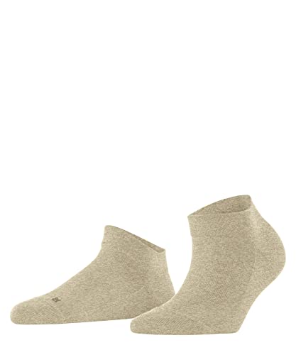 FALKE Kobiety Skarpety do trampek Sensitive London W SN Bawełna krótkie jednokolorowe 1 Para, Beżowy (Sand Melange 4650), 39-42