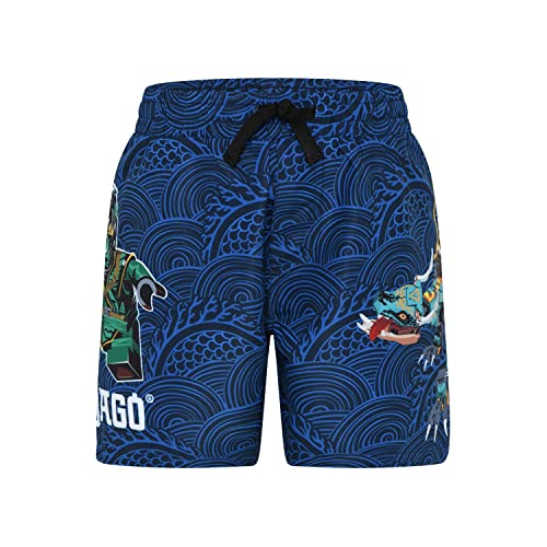 LEGO Chłopięce szorty Ninjago Jungen Badeshort LWAlex 316, granatowe, 590