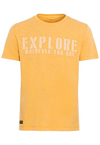 Camel Active Męski T-Shirt, Żółty, M