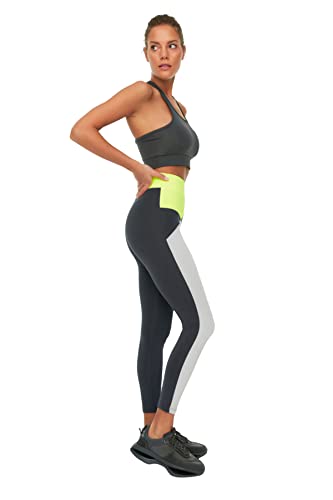 Trendyol Legginsy sportowe - wielokolorowe - długie, wielokolorowy, XS