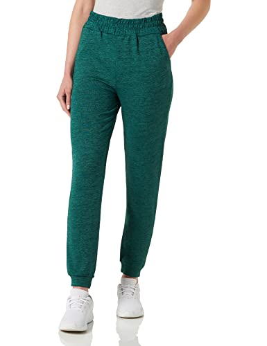 Koton Damskie spodnie dresowe Melanj Patterned Jogger Elastic Waist Pocket, Zielony (758), L