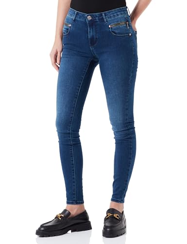 ONLY Onlroyal Reg Doub Zip Skinny DNM EXT dżinsy damskie, niebieski (Dark Blue Denim), 30-XL