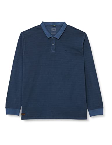 camel active Męska koszulka polo, niebieski (Night Blue), 5XL