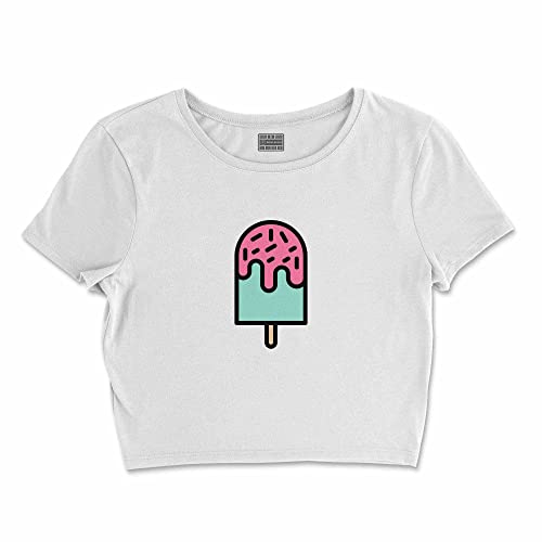 Bona Basics, Koszulka damska z nadrukiem cyfrowym,%100 bawełna, biała, casualowa, topy damskie, rozmiar: XL, biały, XL Krótki