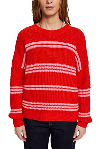 ESPRIT Damski sweter 122EE1I312, 633/RED 4, L