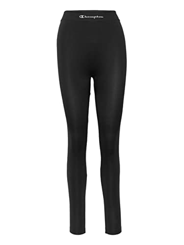 Champion Mistrzowska-Base Layer Legginsy Sportowe Damskie, Nero (Kk001), S-M