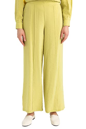 DeFacto Damskie spodnie do biegania z dzianiny na co dzień – standardowy krój, spodnie do joggingu, damskie spodnie do joggingu, dres do joggingu, zielony, 36