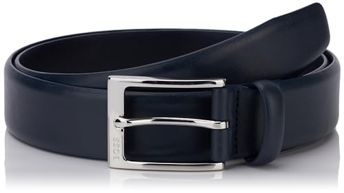 BOSS Męski pasek Evan_Sz35, granatowy410, 90, Navy410