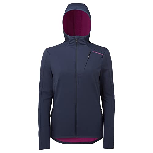 Asa Dutt528251 Damska bluza z kapturem jaskinia Softshell (W) -granatowa/różowa-12 2022, czarna, jeden rozmiar, Czarny, Rozmiar uniwersalny