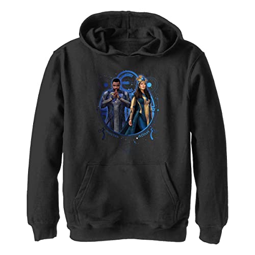 Marvel Phastos Ajak Duo chłopięca bluza z kapturem (1 opakowanie), Czarny, L
