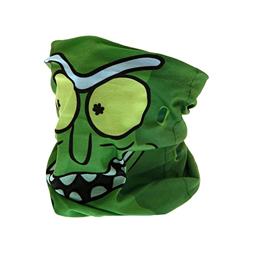 Pyramid International Morty Pickle Rick ocieplacz na szyję, zielony, jeden rozmiar, ZIELONY, rozmiar uniwersalny