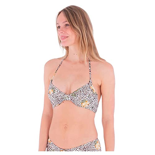 Hurley Damska góra od bikini Jungle Cat Underwire, Dżungla, kot, S