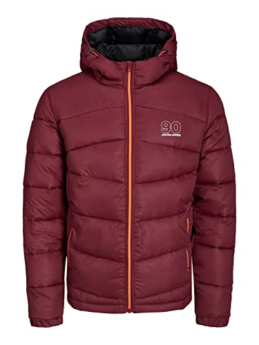 JACK & JONES Męska kurtka pikowana Jjglobus Light Puffer, rododendron., S