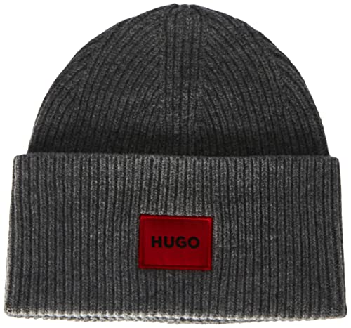HUGO Czapka męska, Open Grey69, jeden rozmiar