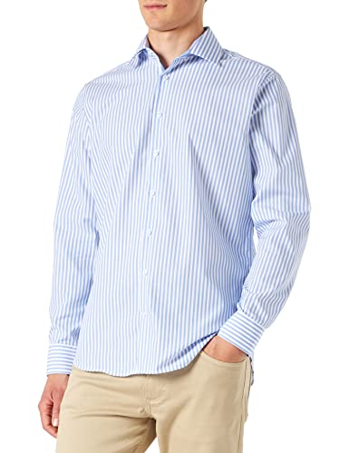 Seidensticker Męska koszula biznesowa, jasnoniebieski, 42