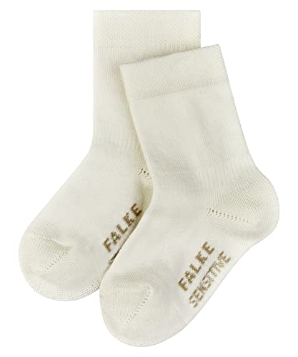 FALKE Uniseks - niemowlęta Skarpety Sensitive B SO Zrównoważona Bawełna bezuciskowe 1 Para, Biały (Off-White 2040), 74-80 (6-12 miesiące)