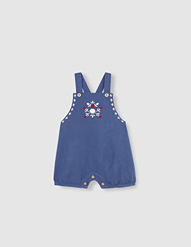 Gocco Peto Bordados haftowany płaszcz dla dziewczynek, Azul Oscuro, 12 miesi?cy