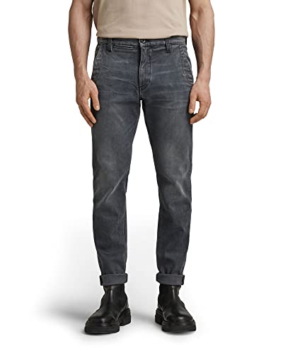 G-STAR RAW Skinny Chino Figi męskie, Szary (Faded Blade D16985-c910-c778), 32W / 34L