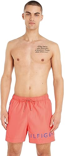 Tommy Hilfiger Męski średni sznurek, Brzoskwiniowy Zmierz, L