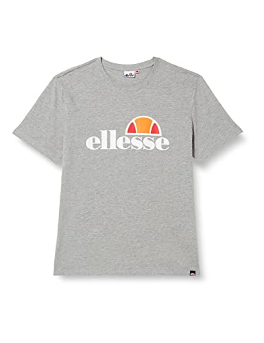 ellesse Męski T-shirt S/S, szary melanż, XXL, szary melanż, XXL