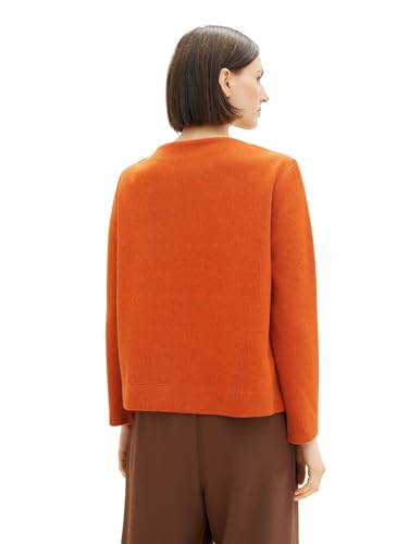 TOM TAILOR Bluza damska, 32403 - Gold Flame Orange Melange, XL