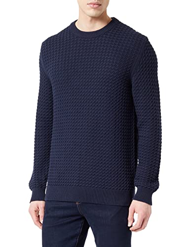 ESPRIT Sweter męski, 400/granatowy., L